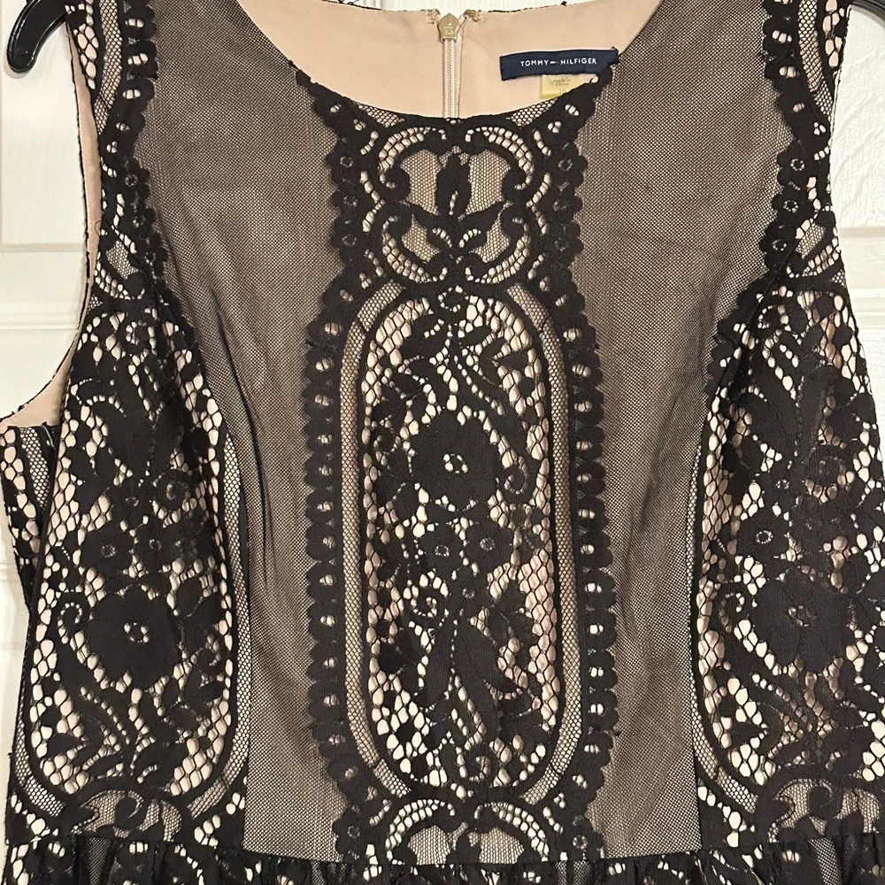 Tommy Hilfiger 625 Fit Flare Floral Lace Dress - Picture 4 of 5